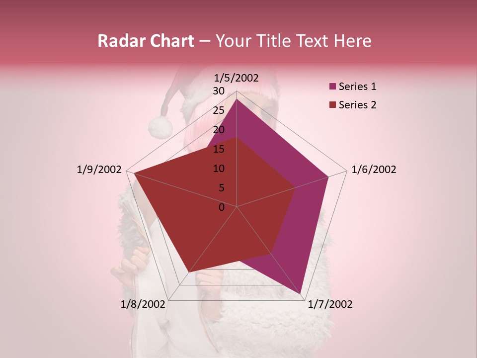 Young Model Hair PowerPoint Template