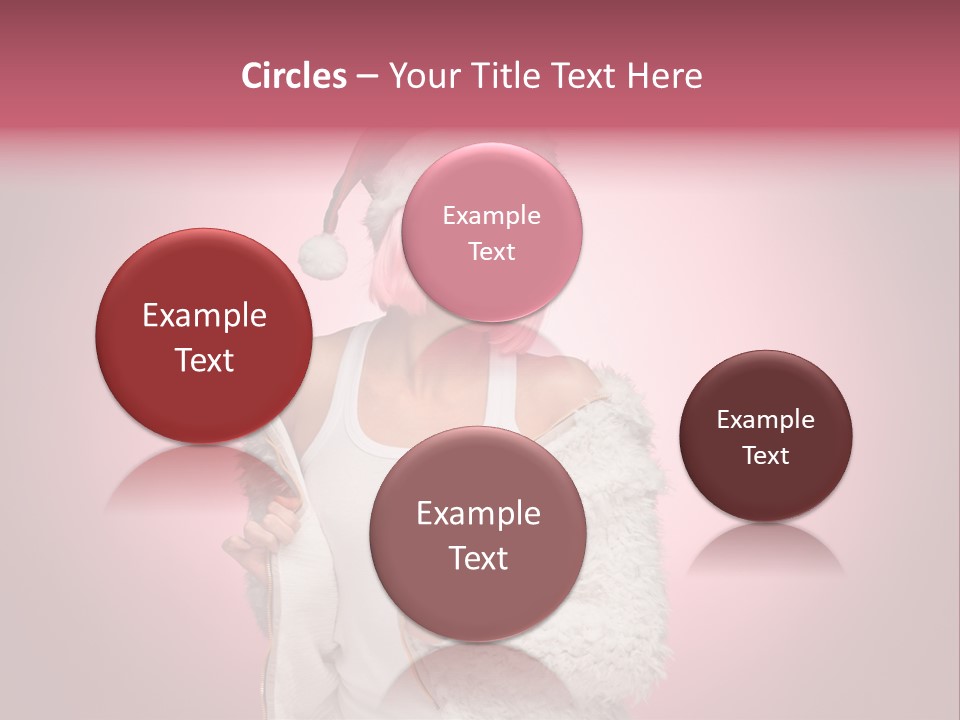 Young Model Hair PowerPoint Template