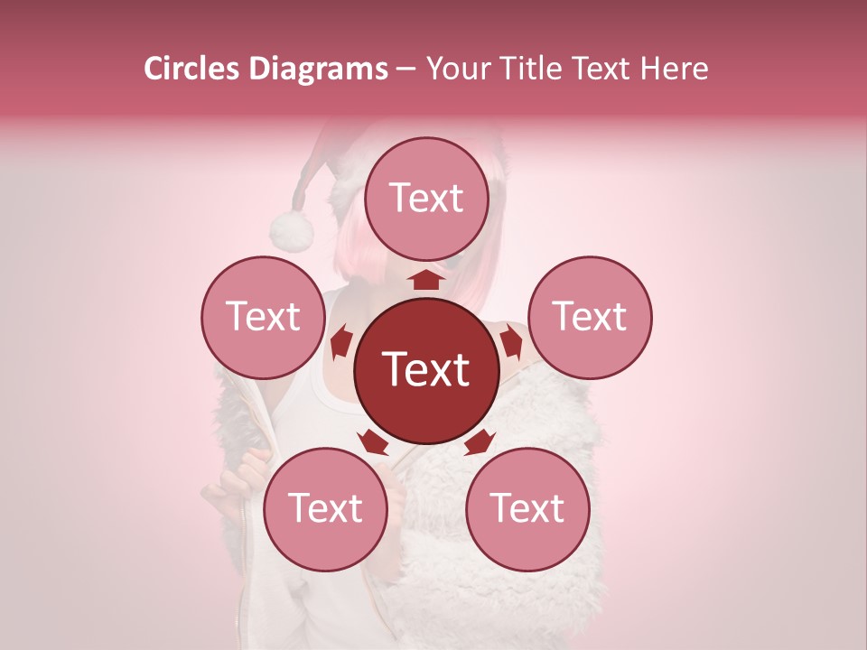 Young Model Hair PowerPoint Template