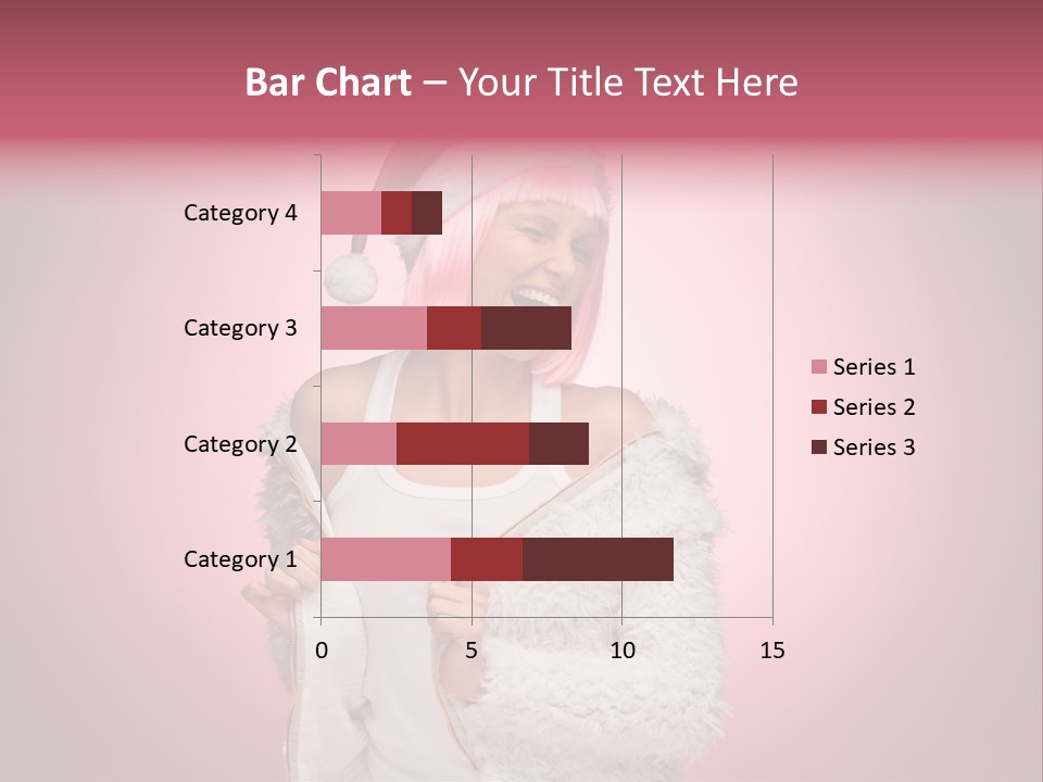 Young Model Hair PowerPoint Template