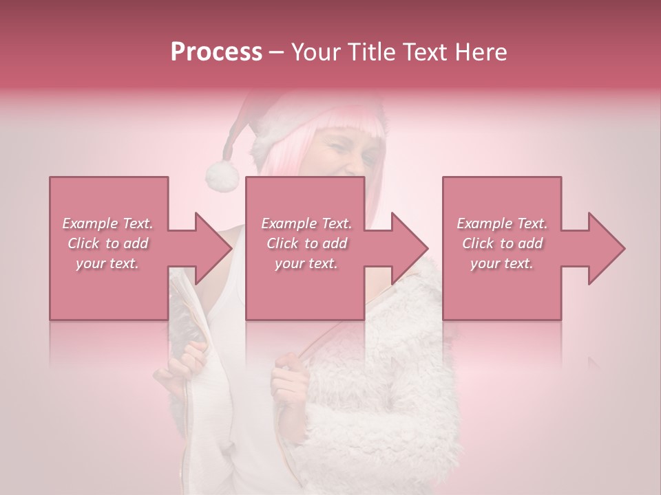 Young Model Hair PowerPoint Template