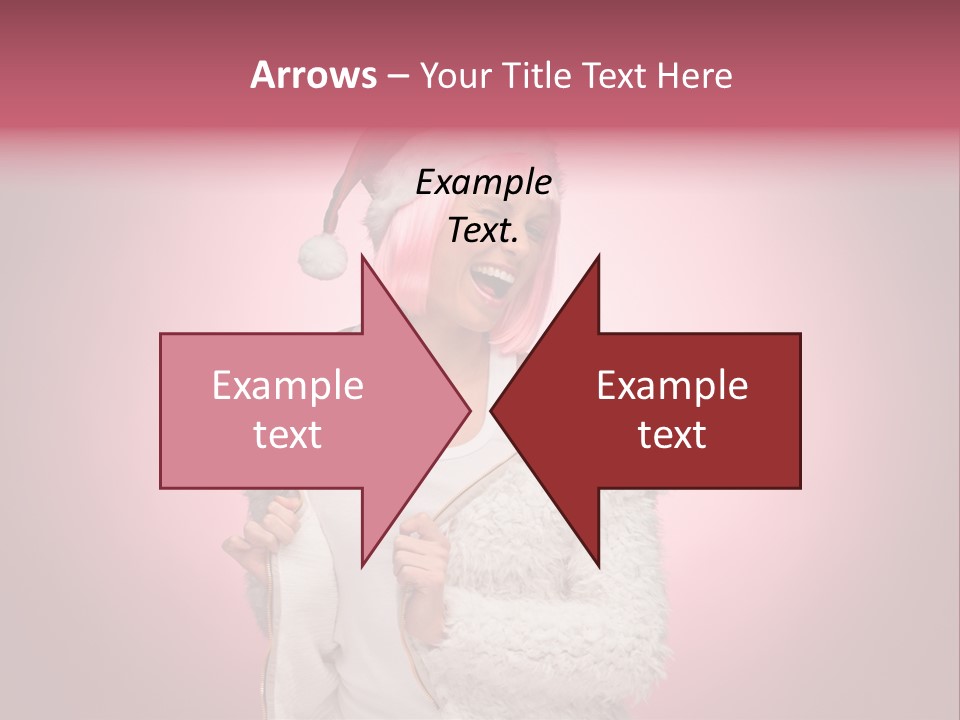 Young Model Hair PowerPoint Template