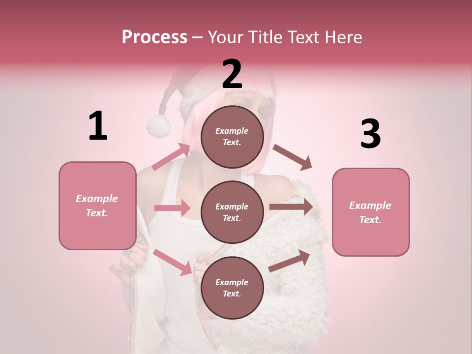 Young Model Hair PowerPoint Template