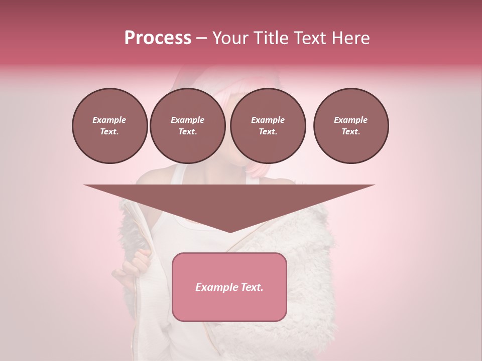 Young Model Hair PowerPoint Template