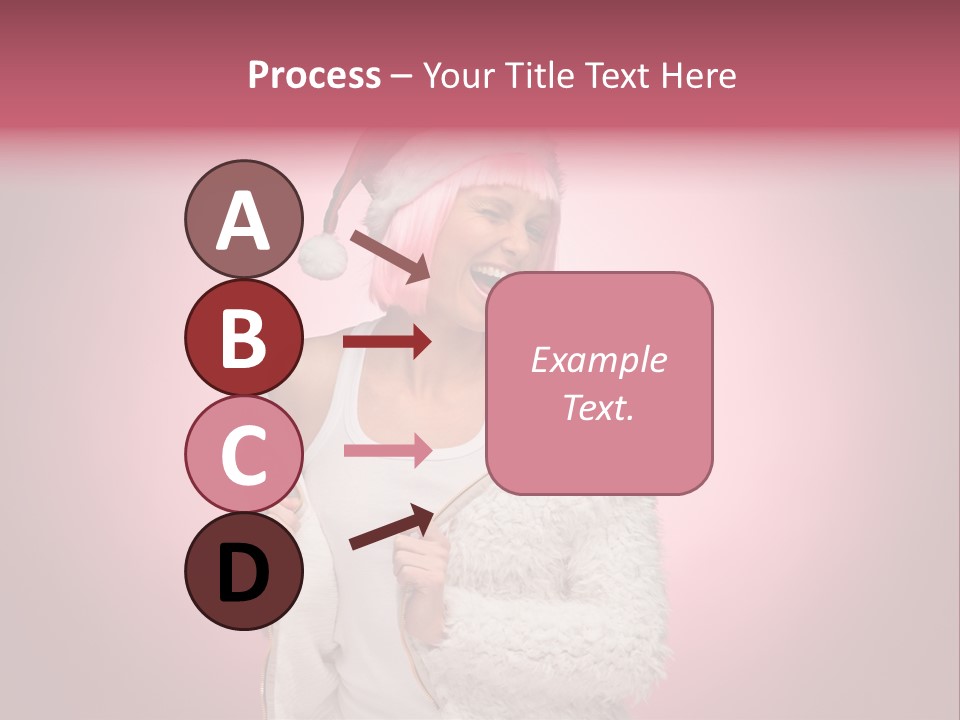 Young Model Hair PowerPoint Template