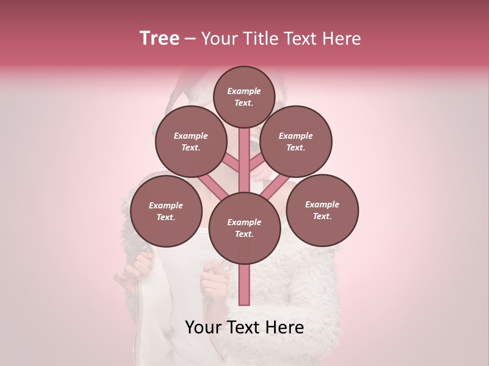 Young Model Hair PowerPoint Template