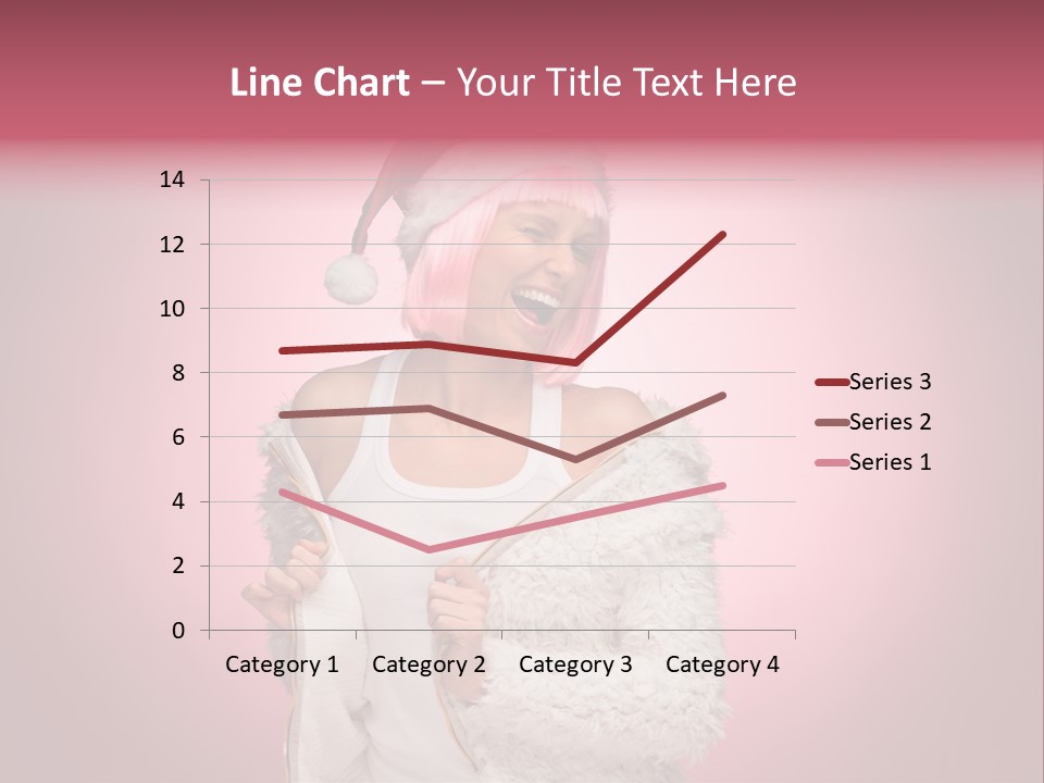 Young Model Hair PowerPoint Template
