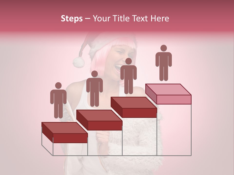 Young Model Hair PowerPoint Template