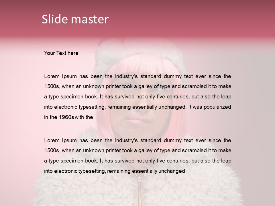 Fun Flirting Commercial PowerPoint Template