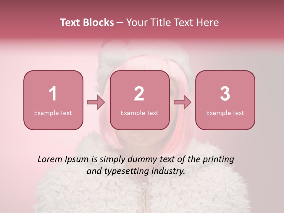 Fun Flirting Commercial PowerPoint Template
