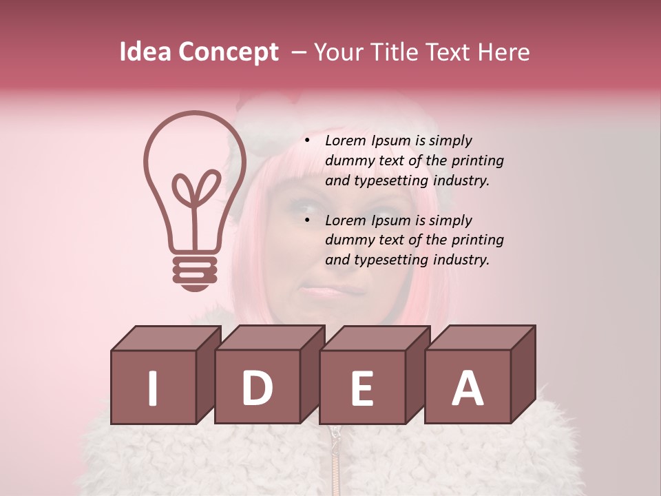 Fun Flirting Commercial PowerPoint Template