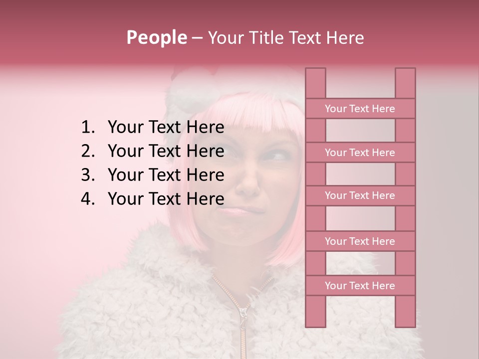 Fun Flirting Commercial PowerPoint Template