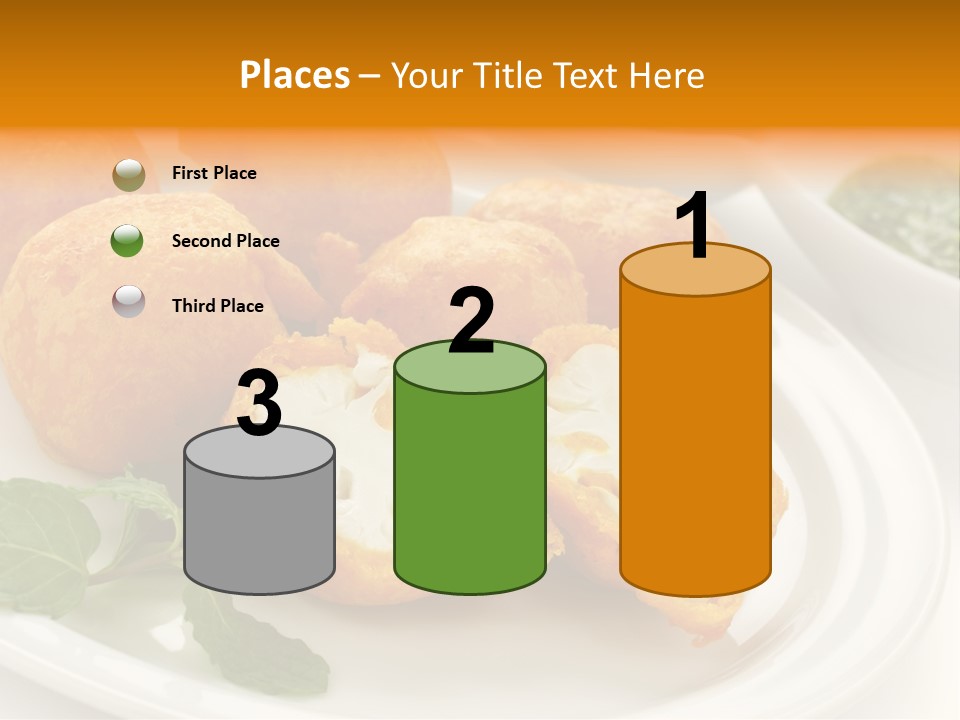 White Background Vegetarian Ketchup PowerPoint Template