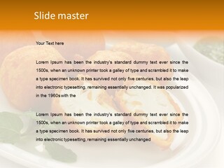 White Background Vegetarian Ketchup PowerPoint Template