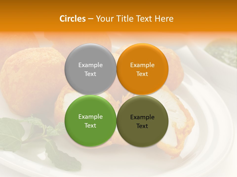 White Background Vegetarian Ketchup PowerPoint Template