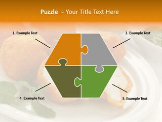 White Background Vegetarian Ketchup PowerPoint Template