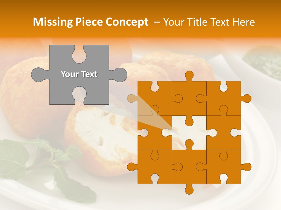 White Background Vegetarian Ketchup PowerPoint Template