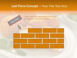 White Background Vegetarian Ketchup PowerPoint Template