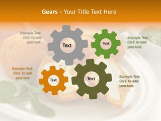 White Background Vegetarian Ketchup PowerPoint Template