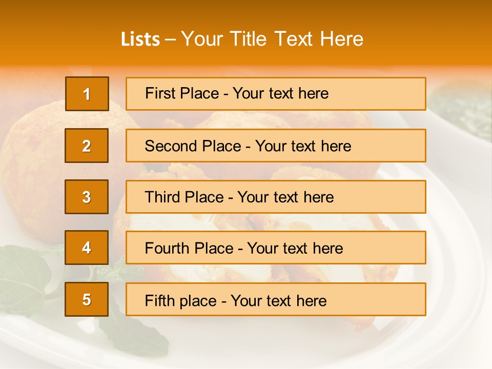 White Background Vegetarian Ketchup PowerPoint Template