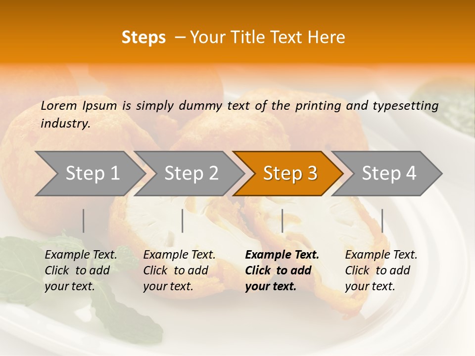 White Background Vegetarian Ketchup PowerPoint Template