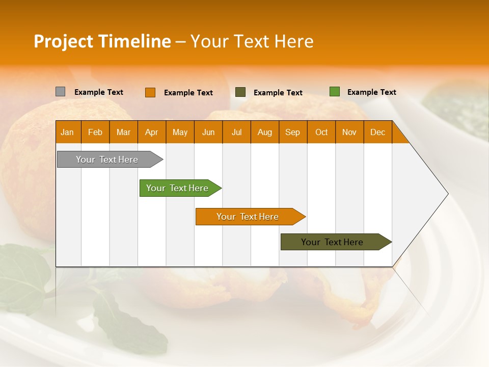 White Background Vegetarian Ketchup PowerPoint Template