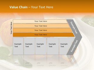White Background Vegetarian Ketchup PowerPoint Template