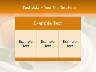 White Background Vegetarian Ketchup PowerPoint Template