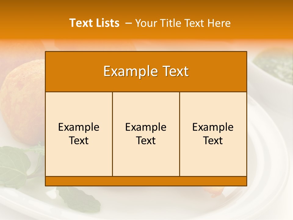 White Background Vegetarian Ketchup PowerPoint Template