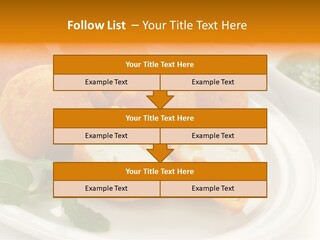 White Background Vegetarian Ketchup PowerPoint Template