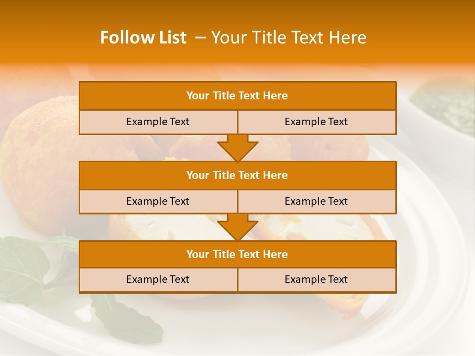 White Background Vegetarian Ketchup PowerPoint Template