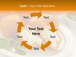 White Background Vegetarian Ketchup PowerPoint Template