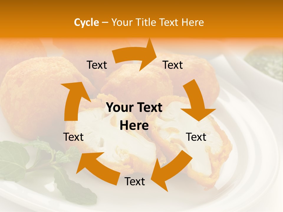 White Background Vegetarian Ketchup PowerPoint Template