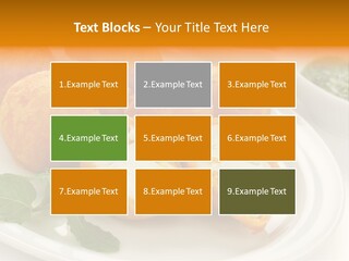 White Background Vegetarian Ketchup PowerPoint Template