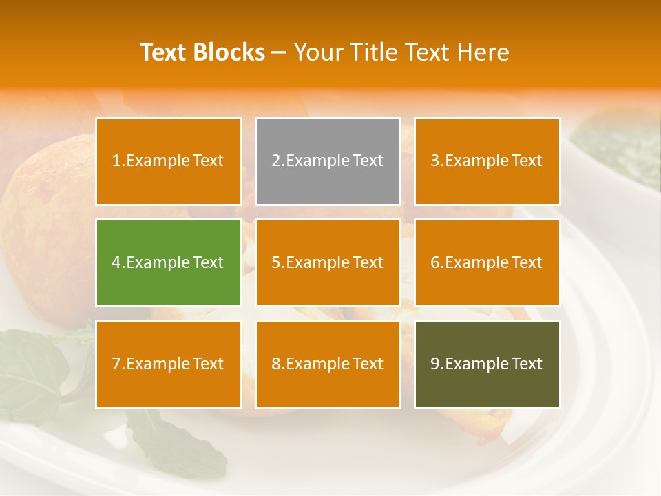 White Background Vegetarian Ketchup PowerPoint Template