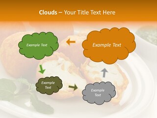White Background Vegetarian Ketchup PowerPoint Template