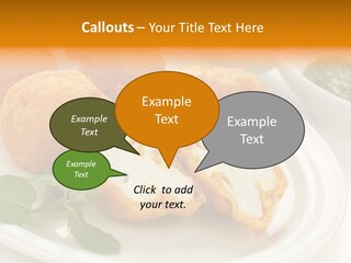 White Background Vegetarian Ketchup PowerPoint Template