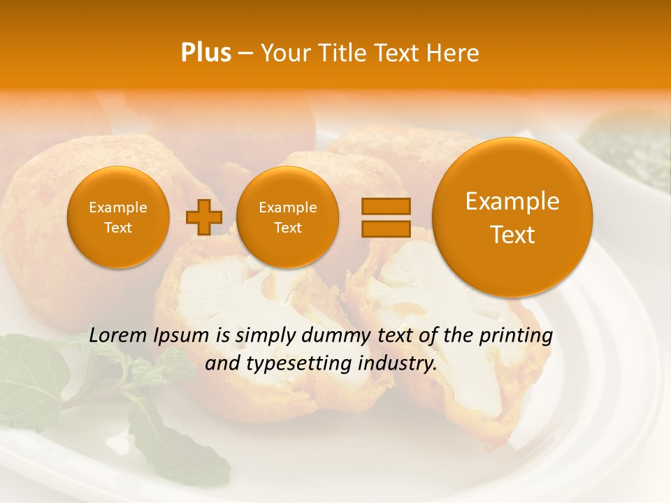 White Background Vegetarian Ketchup PowerPoint Template
