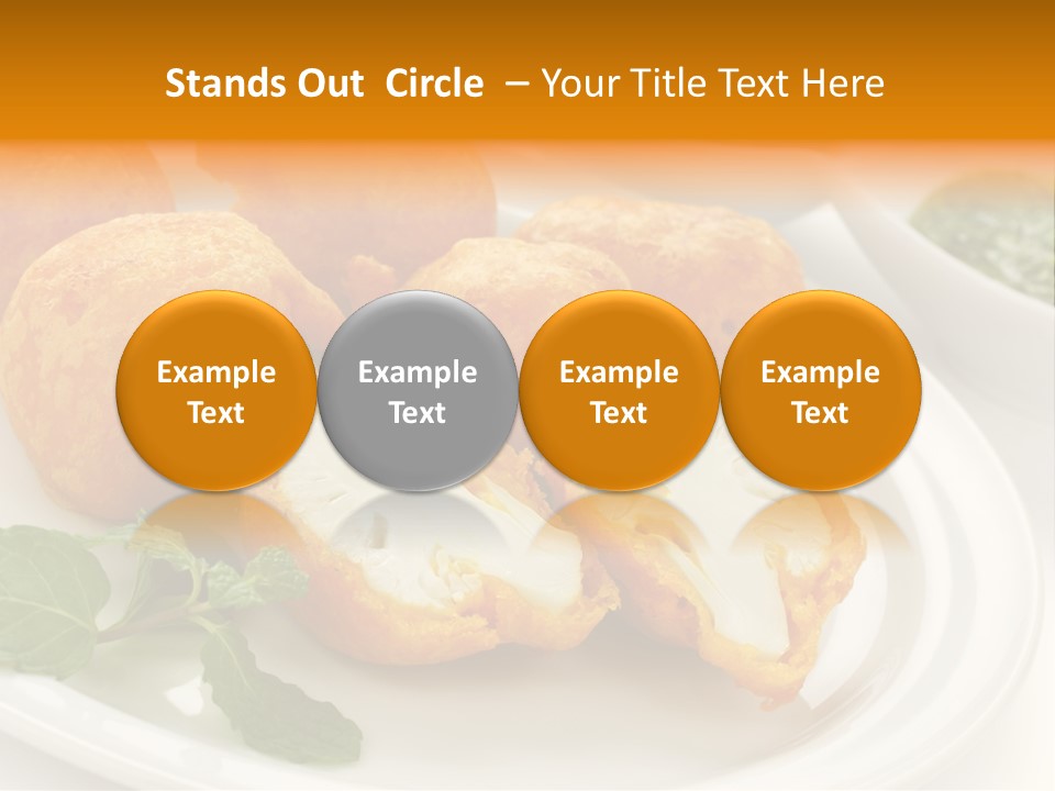 White Background Vegetarian Ketchup PowerPoint Template