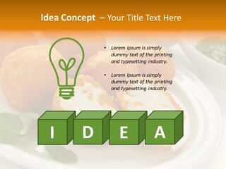 White Background Vegetarian Ketchup PowerPoint Template