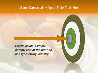 White Background Vegetarian Ketchup PowerPoint Template