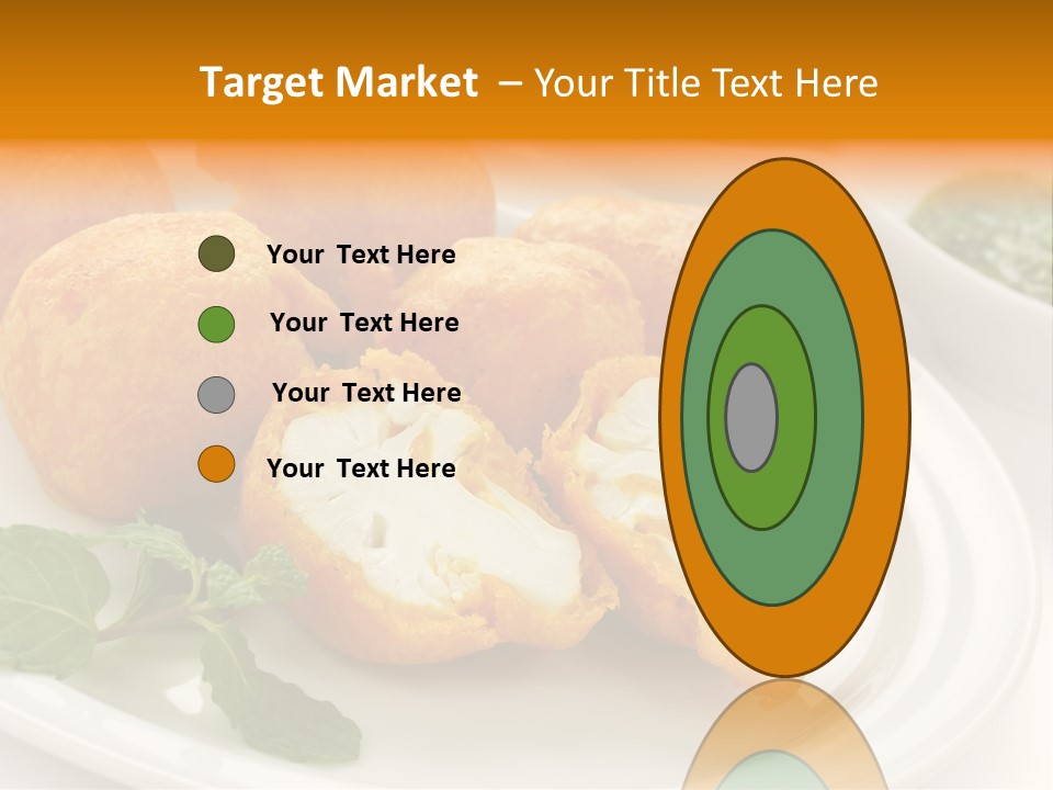 White Background Vegetarian Ketchup PowerPoint Template