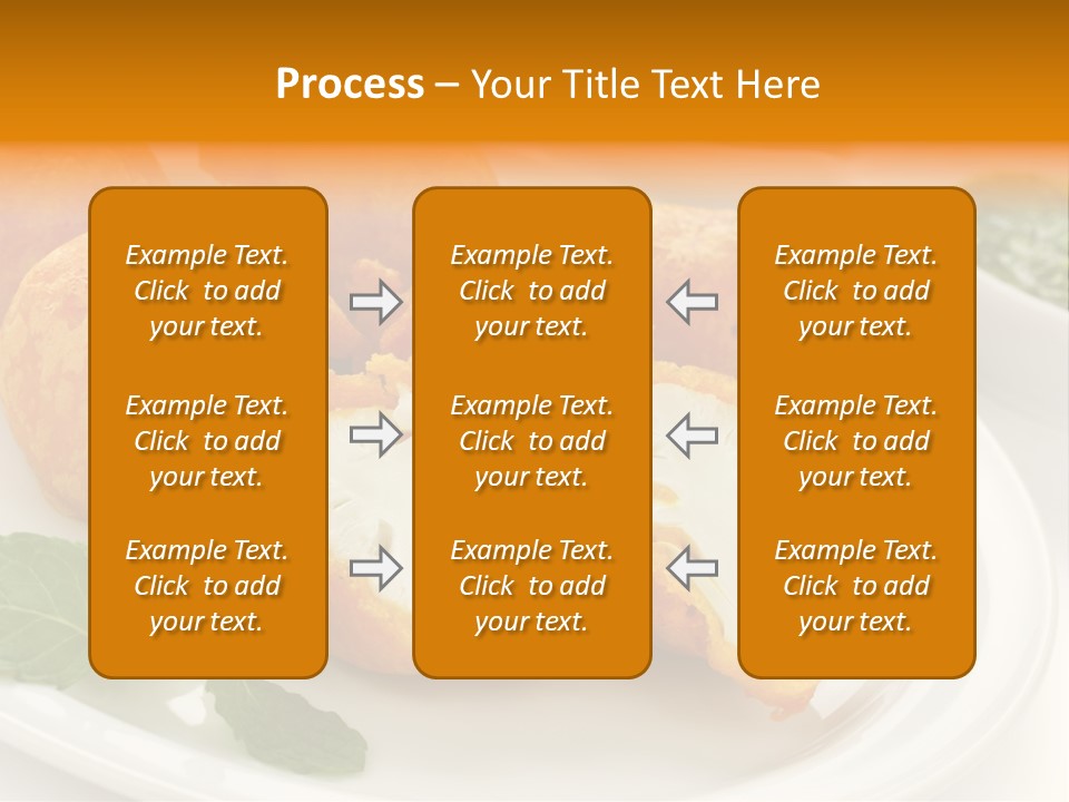 White Background Vegetarian Ketchup PowerPoint Template