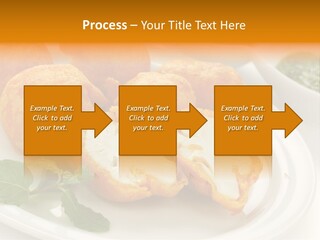 White Background Vegetarian Ketchup PowerPoint Template