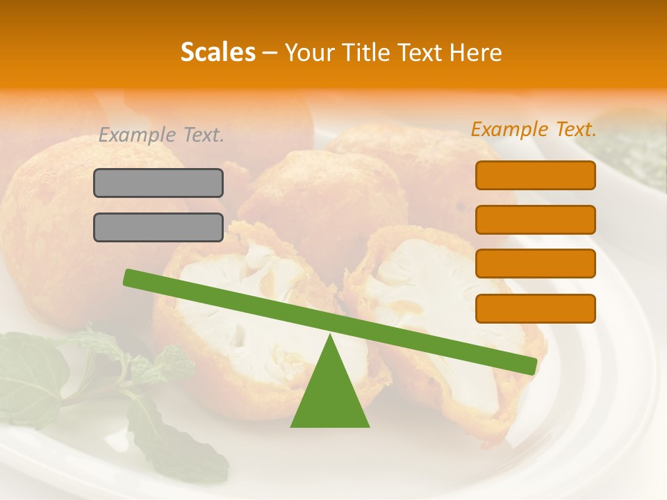 White Background Vegetarian Ketchup PowerPoint Template