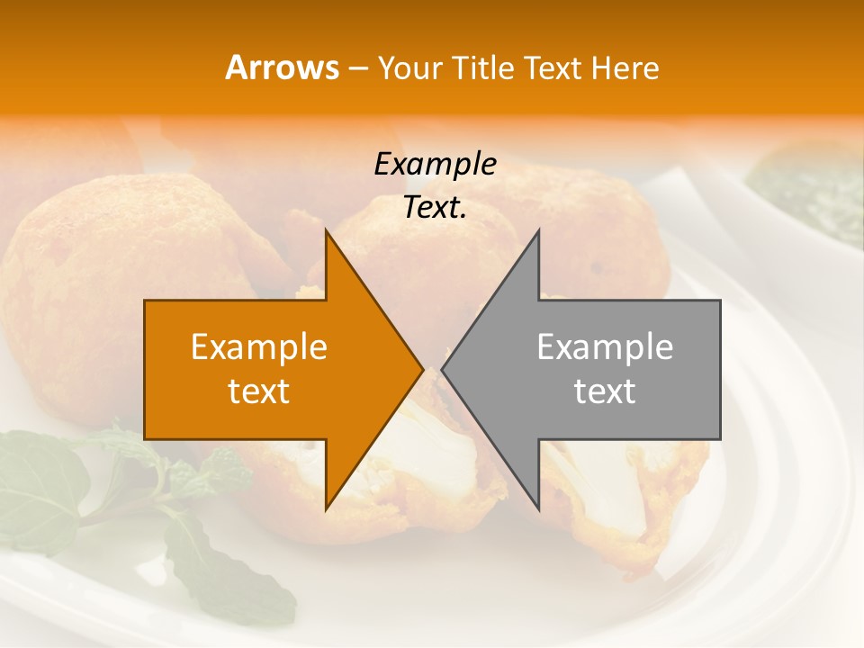 White Background Vegetarian Ketchup PowerPoint Template