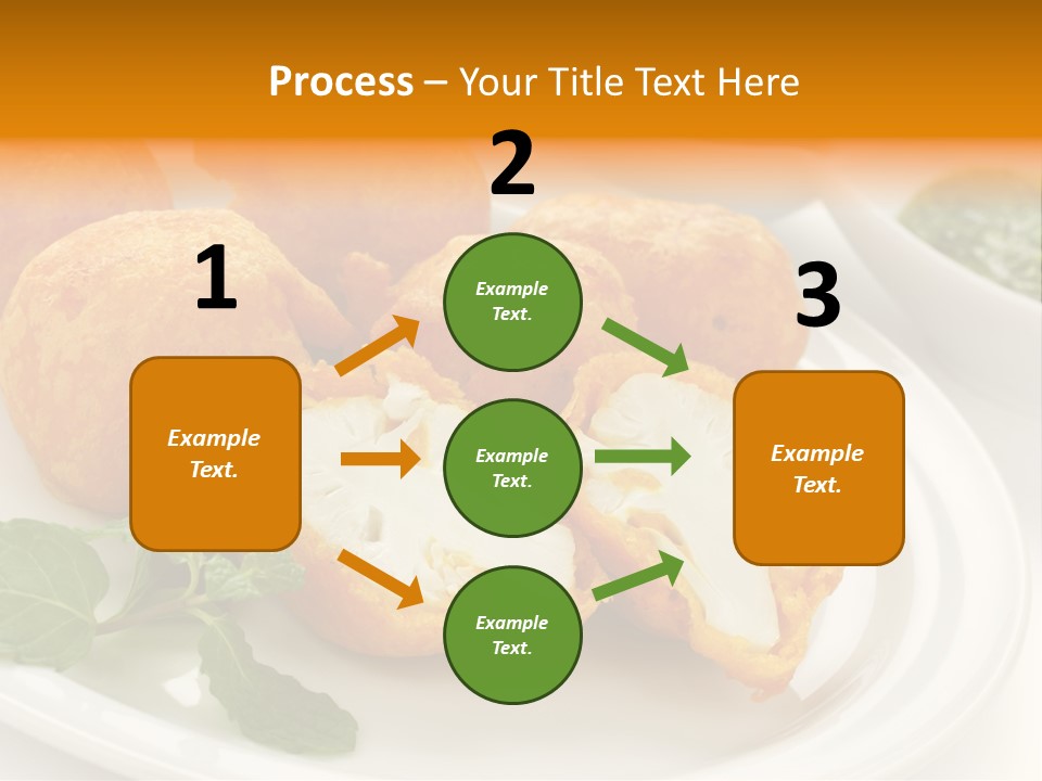 White Background Vegetarian Ketchup PowerPoint Template