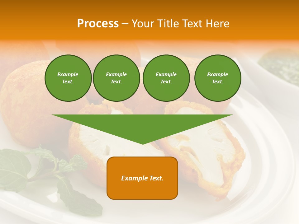 White Background Vegetarian Ketchup PowerPoint Template