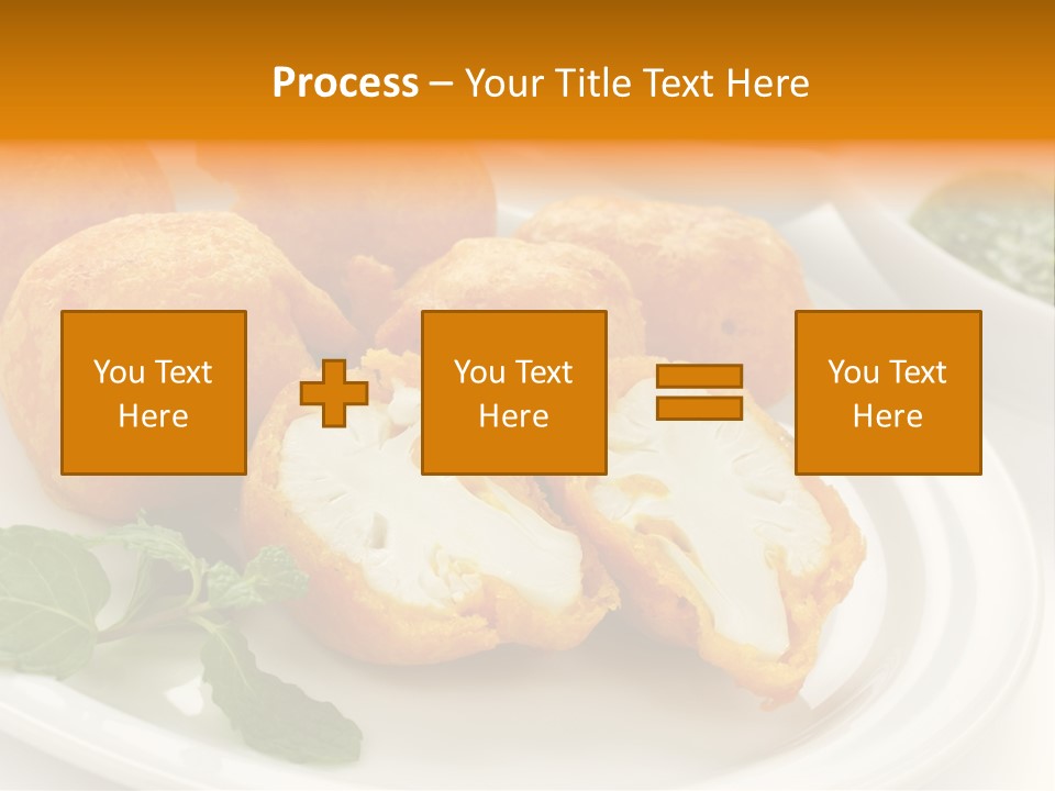 White Background Vegetarian Ketchup PowerPoint Template