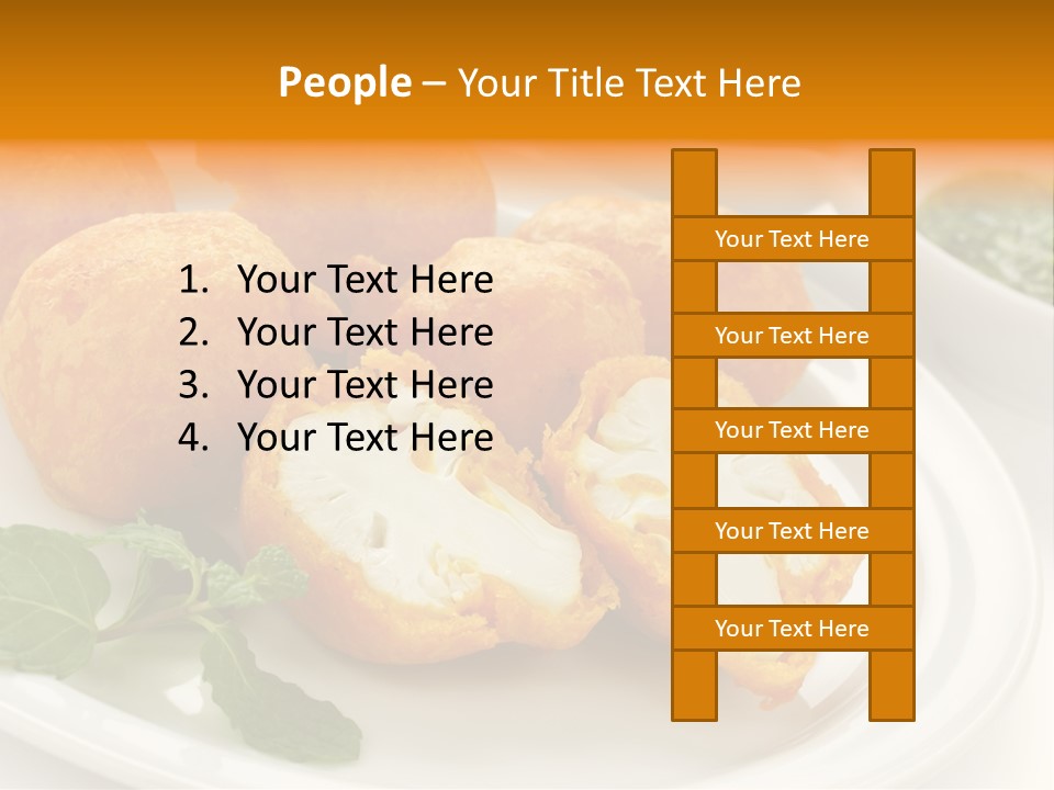 White Background Vegetarian Ketchup PowerPoint Template